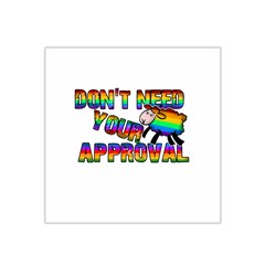 Dont Need Your Approval Satin Bandana Scarf by Valentinaart