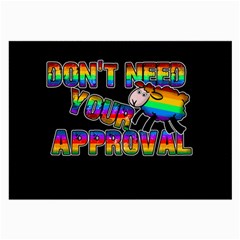 Dont need your approval Large Glasses Cloth (2-Side)