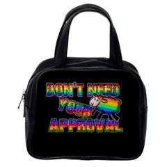 Dont need your approval Classic Handbags (One Side)