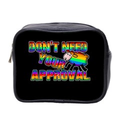 Dont Need Your Approval Mini Toiletries Bag 2-side by Valentinaart
