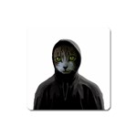 Gangsta cat Square Magnet Front