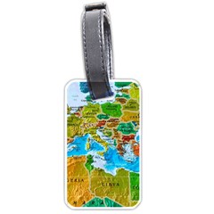 World Map Luggage Tags (one Side)  by BangZart