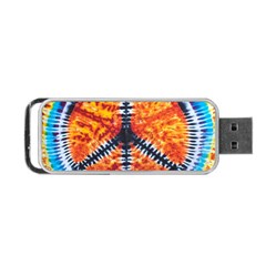 Tie Dye Peace Sign Portable Usb Flash (two Sides) by BangZart