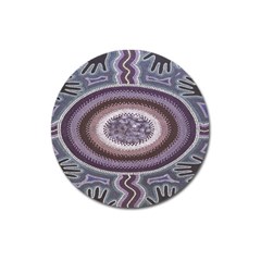 Spirit Of The Child Australian Aboriginal Art Magnet 3  (round) by BangZart