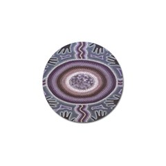 Spirit Of The Child Australian Aboriginal Art Golf Ball Marker by BangZart