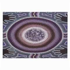 Spirit Of The Child Australian Aboriginal Art Large Glasses Cloth by BangZart