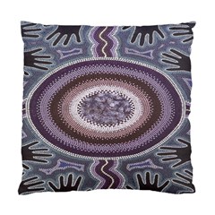 Spirit Of The Child Australian Aboriginal Art Standard Cushion Case (one Side) by BangZart