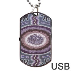 Spirit Of The Child Australian Aboriginal Art Dog Tag Usb Flash (one Side) by BangZart