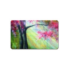 Forests Stunning Glimmer Paintings Sunlight Blooms Plants Love Seasons Traditional Art Flowers Sunsh Magnet (name Card) by BangZart