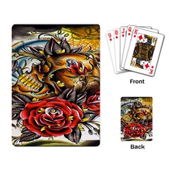 Flower Art Traditional Playing Card by BangZart