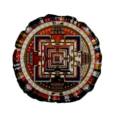 Colorful Mandala Standard 15  Premium Round Cushions