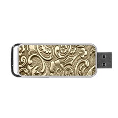 Golden European Pattern Portable Usb Flash (two Sides) by BangZart