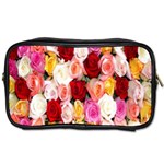 Rose Color Beautiful Flowers Toiletries Bags Front