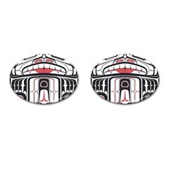 Ethnic Traditional Art Cufflinks (oval) by BangZart