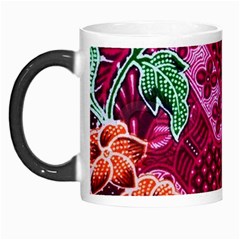 Pink Batik Cloth Fabric Morph Mugs by BangZart