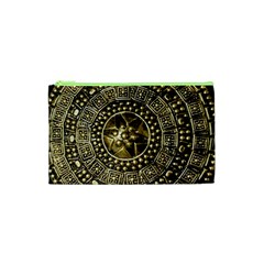 Gold Roman Shield Costume Cosmetic Bag (xs)