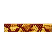 Snake Skin Pattern Vector Flano Scarf (mini)