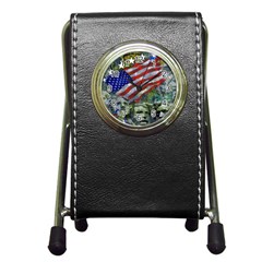 Usa United States Of America Images Independence Day Pen Holder Desk Clocks by BangZart