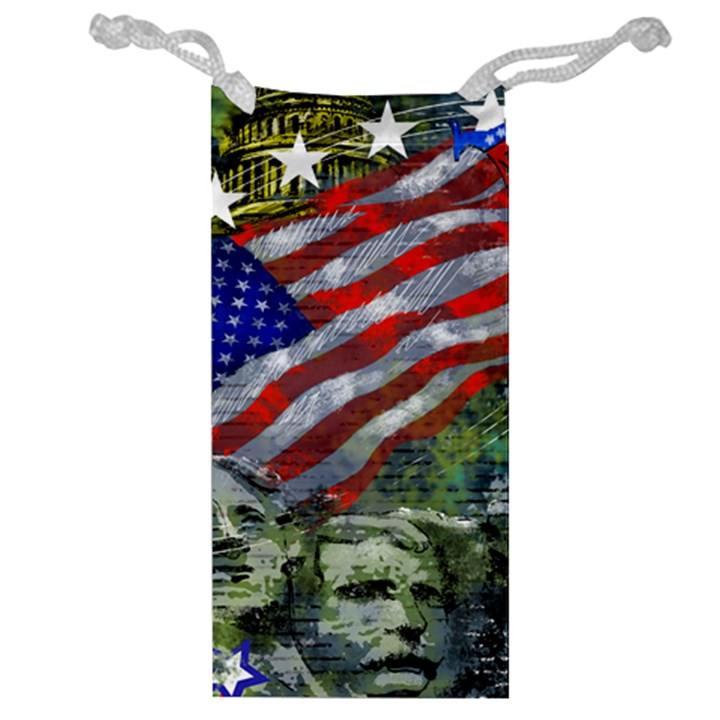 Usa United States Of America Images Independence Day Jewelry Bag