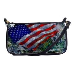 Usa United States Of America Images Independence Day Shoulder Clutch Bags by BangZart