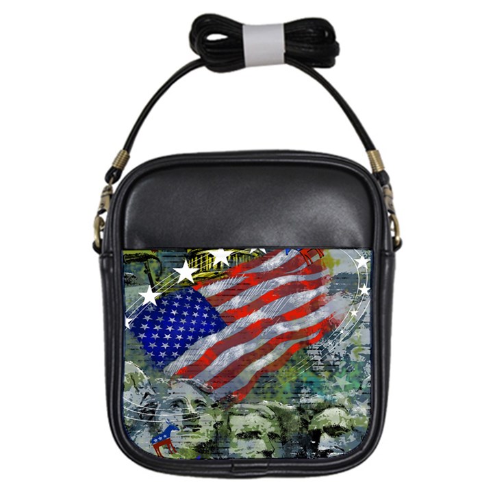 Usa United States Of America Images Independence Day Girls Sling Bags