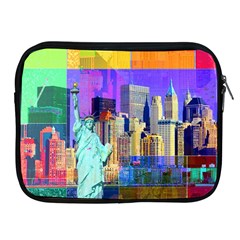 New York City The Statue Of Liberty Apple Ipad 2/3/4 Zipper Cases by BangZart