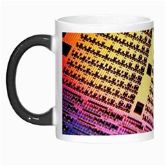 Optics Electronics Machine Technology Circuit Electronic Computer Technics Detail Psychedelic Abstra Morph Mugs by BangZart