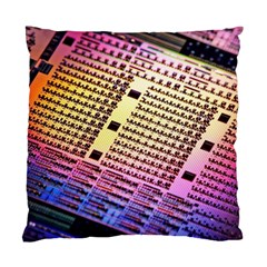 Optics Electronics Machine Technology Circuit Electronic Computer Technics Detail Psychedelic Abstra Standard Cushion Case (two Sides) by BangZart