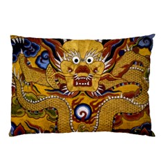 Chinese Dragon Pattern Pillow Case by BangZart