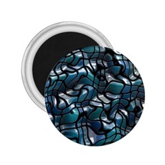 Old Spiderwebs On An Abstract Glass 2 25  Magnets by BangZart