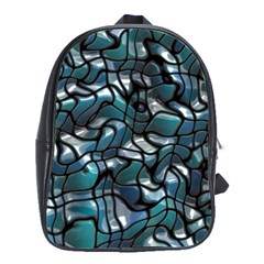 Old Spiderwebs On An Abstract Glass School Bags(large) 