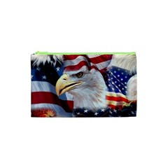 United States Of America Images Independence Day Cosmetic Bag (xs) by BangZart