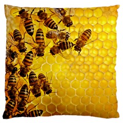 Honey Honeycomb Standard Flano Cushion Case (two Sides)