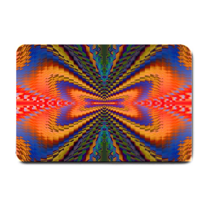 Casanova Abstract Art Colors Cool Druffix Flower Freaky Trippy Small Doormat 