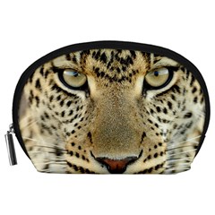 Leopard Face Accessory Pouches (large) 