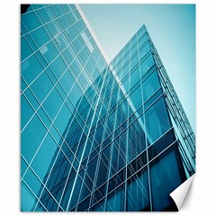 Glass Bulding Canvas 8  X 10  by BangZart