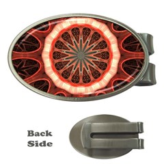 Circle Pattern Money Clips (oval) 