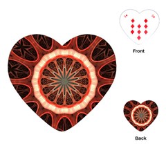 Circle Pattern Playing Cards (heart)  by BangZart