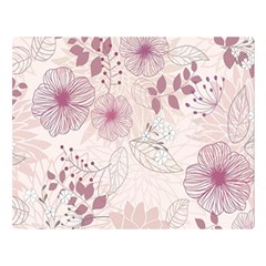 Leaves Pattern Double Sided Flano Blanket (large) 