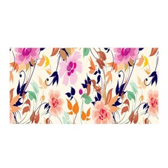 Vector Floral Art Satin Wrap