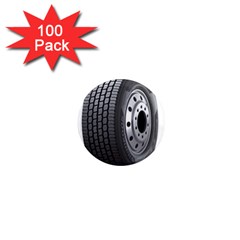 Tire 1  Mini Magnets (100 Pack)  by BangZart