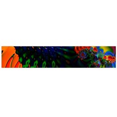 Colored Fractal Flano Scarf (large) by BangZart