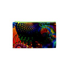 Colored Fractal Cosmetic Bag (xs)