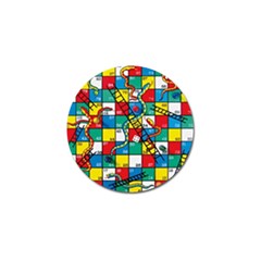 Snakes And Ladders Golf Ball Marker (4 Pack) by BangZart