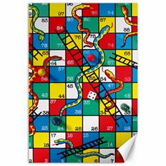 Snakes And Ladders Canvas 12  X 18   by BangZart