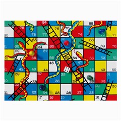 Snakes And Ladders Large Glasses Cloth (2-side) by BangZart
