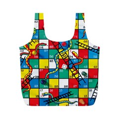 Snakes And Ladders Full Print Recycle Bags (m)  by BangZart