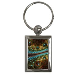 Fractal Snake Skin Key Chains (rectangle)  by BangZart