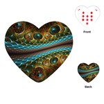 Fractal Snake Skin Playing Cards (Heart)  Front