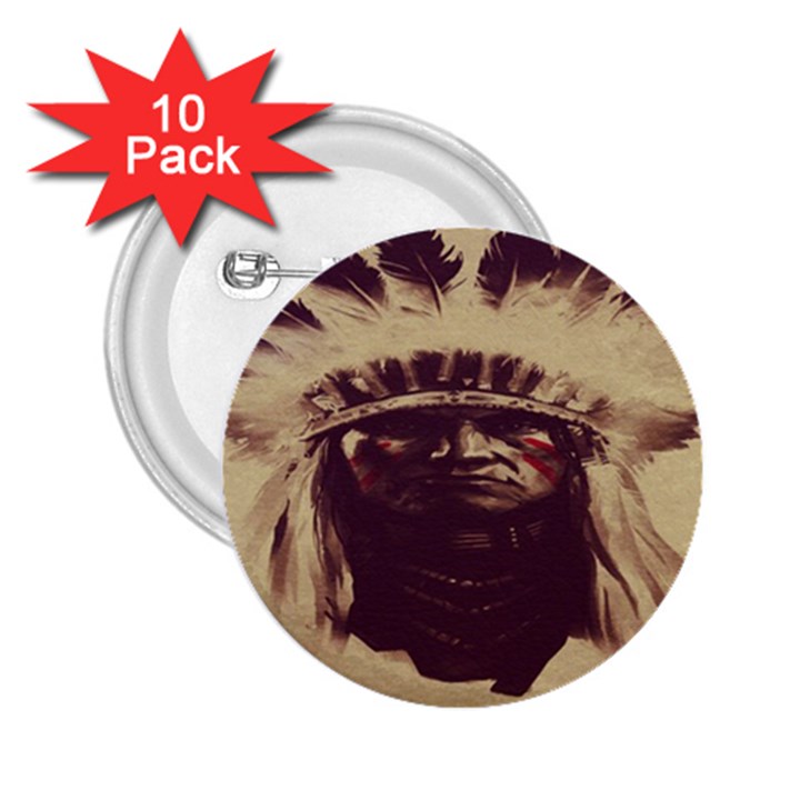 Indian 2.25  Buttons (10 pack) 